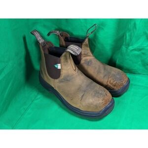 Blundstone‎ Womens Classic Brown Leather Chelsea Boots Ankle Booties Size 13